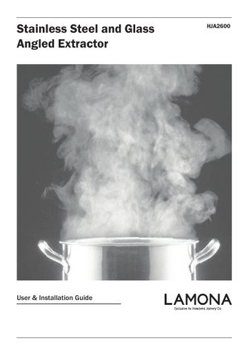 Lamona Angled 90cm Chimney Extractor - HJA2600