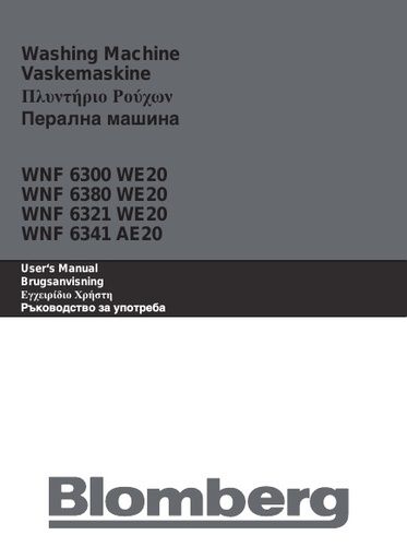 Blomberg WNF 6341 AE20 Washing Machine
