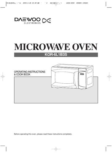 Daewoo Free Standing White Microwave - FHJ7010