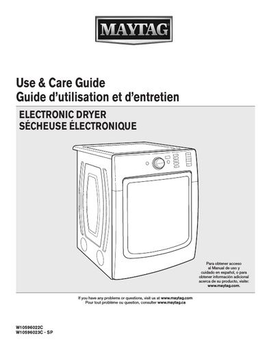 Maytag MGD8100DC Maxima Dryer