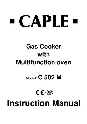 C502M Instruction manual