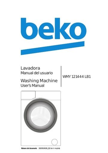 BEKO WMY 121444 LB1 Washing Machine