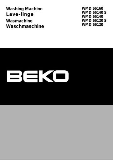 BEKO WMD 66140 S Washing Machine