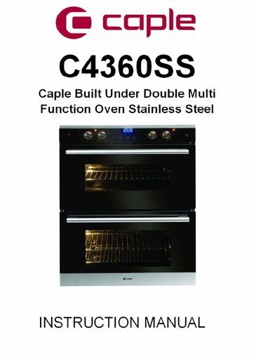 C4360SS Instruction manual