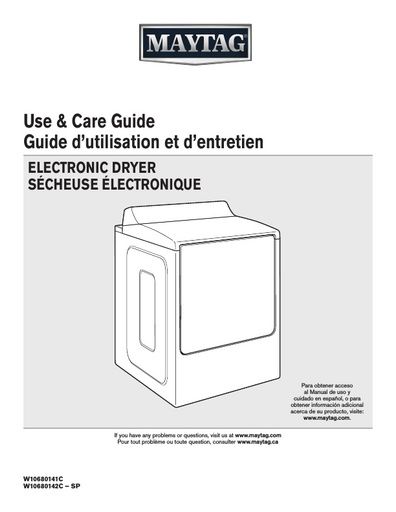 Maytag MGDB855DC Dryer
