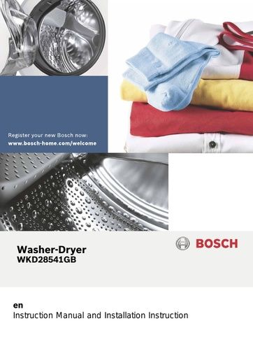 Bosch WKD28541GB Washer Dryer