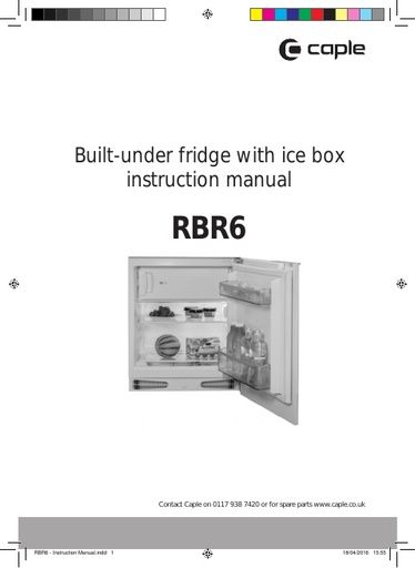 RBR6 Instruction Manual