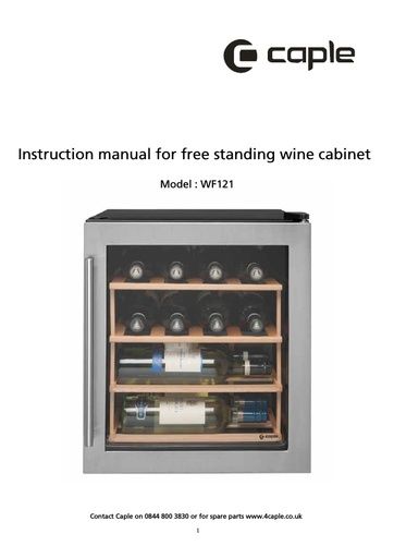 WF121 Instruction manual