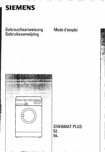 Siemens WD54330 Washer Dryer