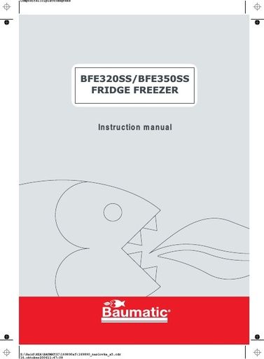 Baumatic BFE350SS Fridge Freezer