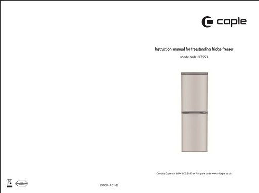 RFF553 Instruction manual