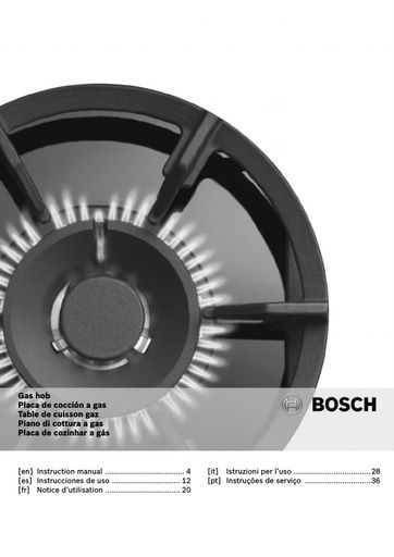 Bosch 5 Burner Gas Hob - HAP1170
