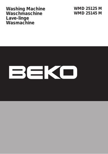BEKO WMD 25125 M Washing Machine
