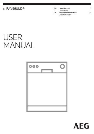 AEG FAV55UM0P Dishwasher