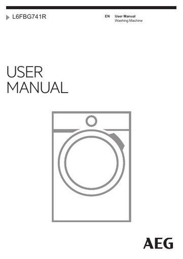 AEG L6FBG741R Washing Machine