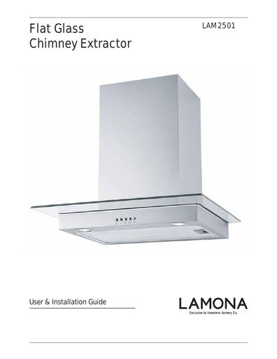 Lamona 70cm Flat Glass Extractor - LAM2571