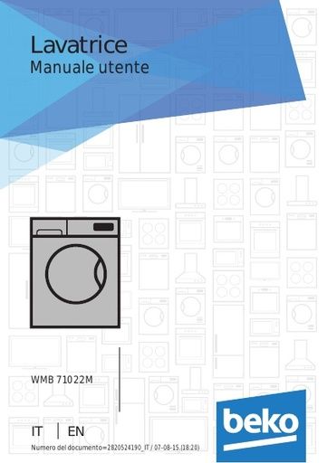 BEKO WMB 71022 M Washing Machine