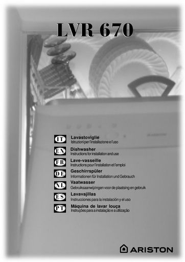 Ariston LVR 670 Dishwasher