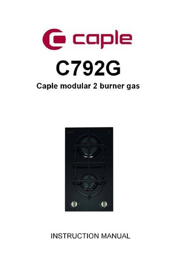 C792G Instruction manual