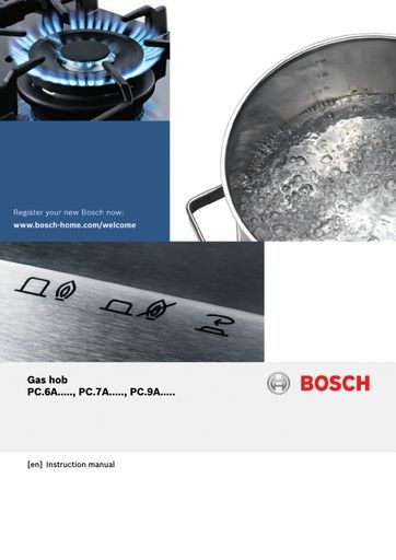 Bosch 4 burner gas hob - HBH1100