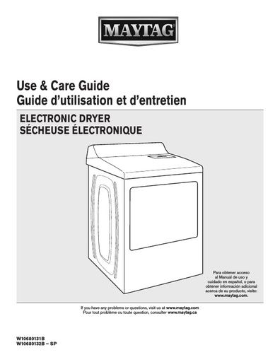 Maytag MEDB755DW Dryer