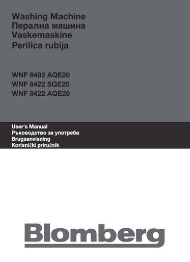 Blomberg WNF 8422 SQE20 Washing Machine