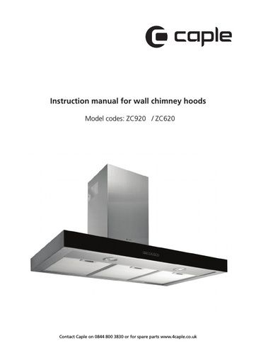 ZC620 Instruction manual