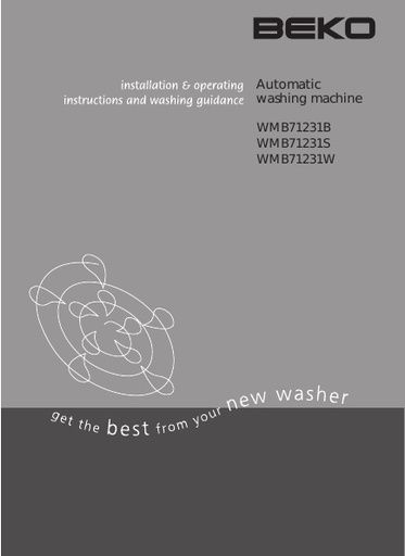 BEKO WMB 71231 B Washing Machine