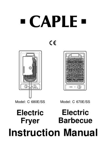 C670 C680 Instruction manual
