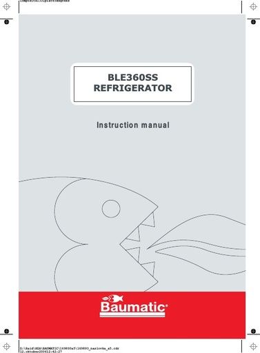 Baumatic BLE360SS Refrigerator