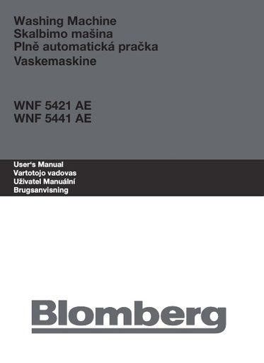 Blomberg WNF 5441 AE Washing Machine