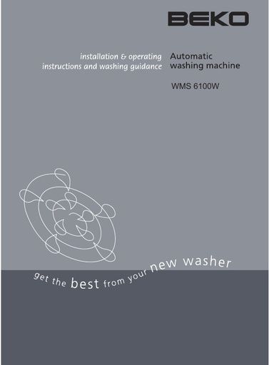 BEKO WMS 6100 Washing Machine