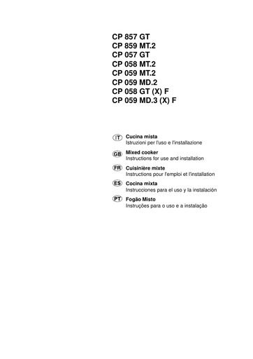 Hotpoint CP 059 MD 3 (X) F Range