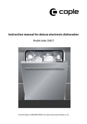 DI617 Instruction manual