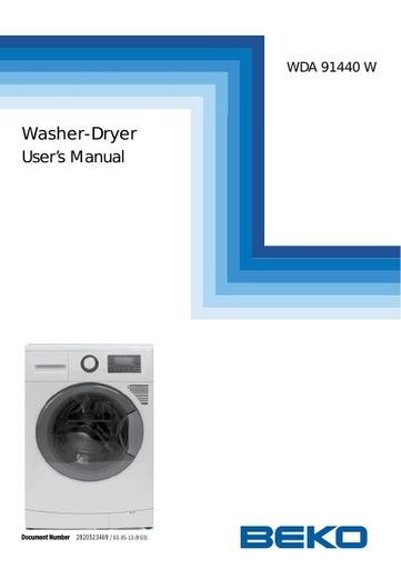 BEKO WDA 91440 W Washer Dryer