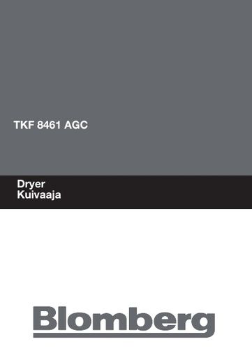 Blomberg TKF 8461 AGC Dryer