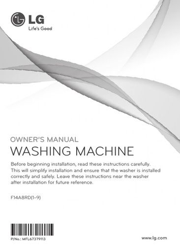 LG F14A8RD Washer Dryer