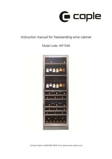 WF1546 instruction manual