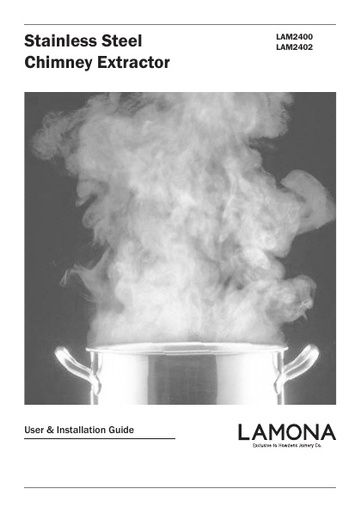 Lamona Stainless Steel 60cm Chimney Extractor - LAM2400