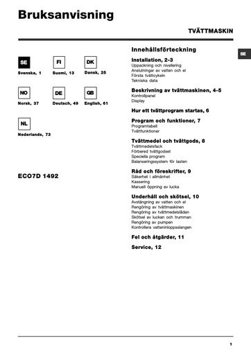 Hotpoint Maxi ECO7D 1492 Washing Machine