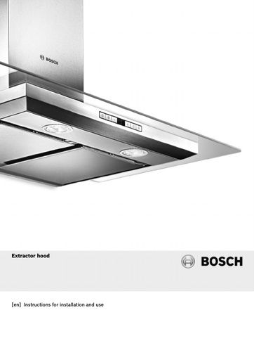 Bosch Standard Chimney Extractor - HAP2412