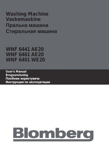 Blomberg WNF 6461 AE20 Washing Machine