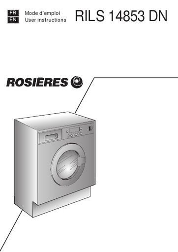 Rosières RILS 14853 DN Washing Machine