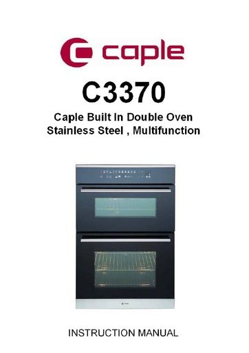 C3370 Instruction manual