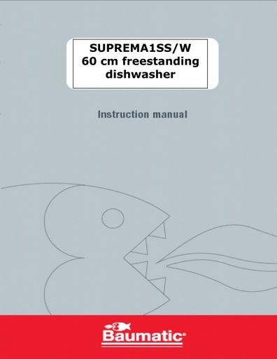 Baumatic SUPREMA1SS Dishwasher