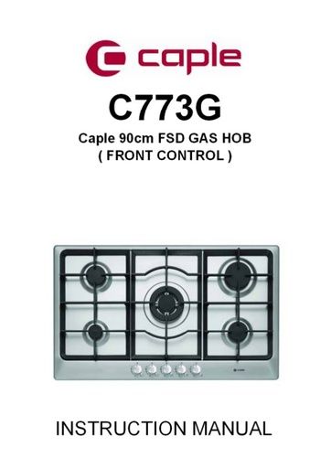 C773G Instruction manual