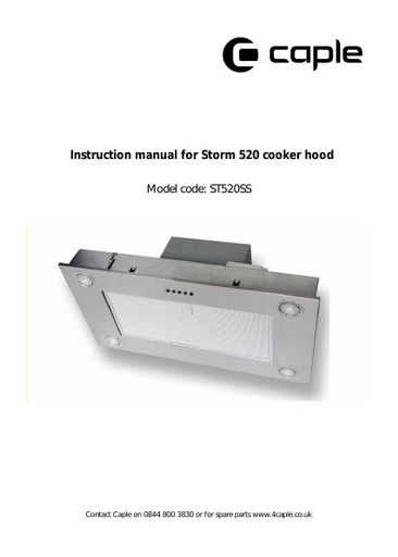 ST520 Instruction manual