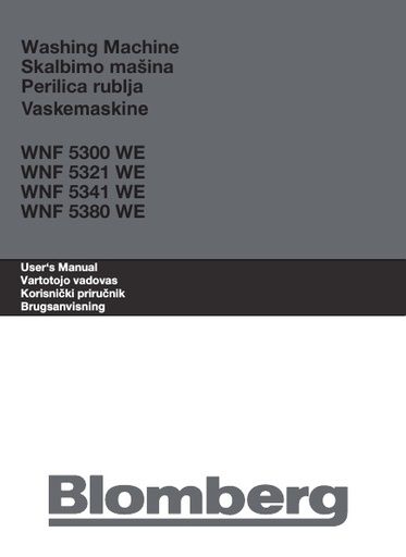 Blomberg WNF 5300 WE Washing Machine