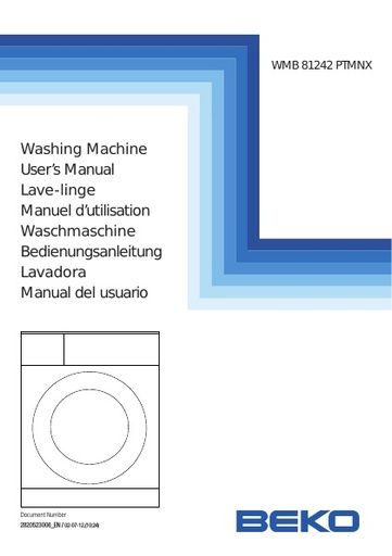 BEKO WMB 81242 PTMNX Washing Machine