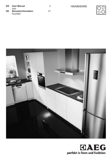 AEG HKA8540IND Hob
